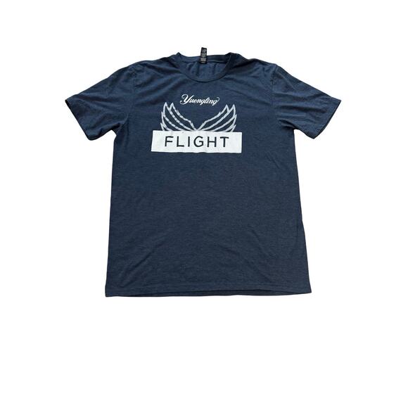 Yuengling Flight Beer T-Shirt Large District Brand Navy Blue Promo Graphic Tee - Picture 1 of 2